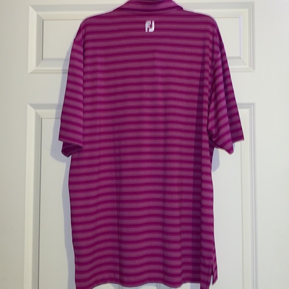 FootJoy men’s President’s Cup striped polo - Picture 4 of 6
